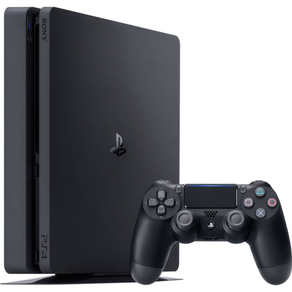 Consola Sony PlayStation 4 Slim CUH-2200A 500GB 2V - Jet Black (Japonés)